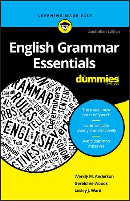 English Grammar Essentials For Dummies by Wendy M Anderson