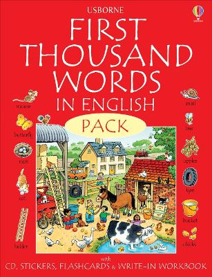 First Thousand Words In English Pack by Heather Amery