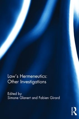 Law's Hermeneutics by Simone Glanert