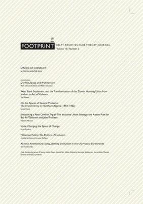 Footprint 19 - Delft Architecture Theory Journal. Spaces of Conflict book