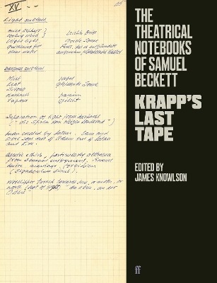 The Theatrical Notebooks of Samuel Beckett: Krapp's Last Tape book