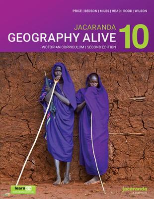 Jacaranda Geography Alive 10 Victorian Curriculum, learnON and Print book
