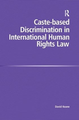 Caste-based Discrimination in International Human Rights Law book