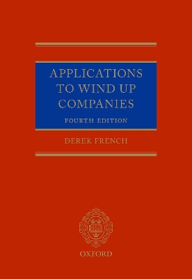 Applications to Wind up Companies book