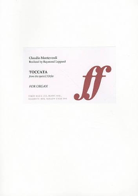 Toccata From L'Orfeo book