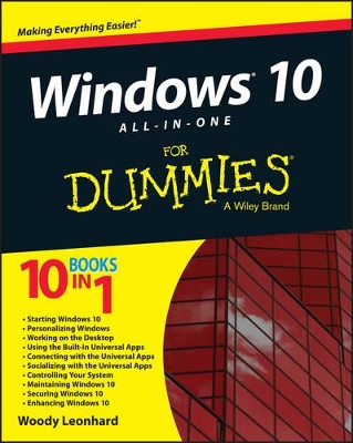 Windows 10 All-in-One for Dummies by Woody Leonhard