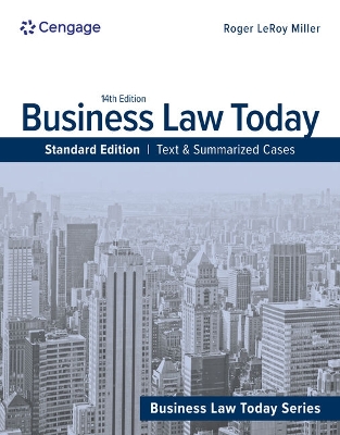 Business Law Today, Standard: Text & Summarized Cases book