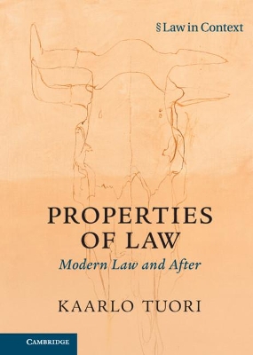 Properties of Law: Modern Law and After by Kaarlo Tuori