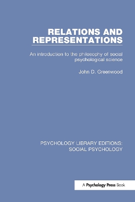 Relations and Representations by John D. Greenwood