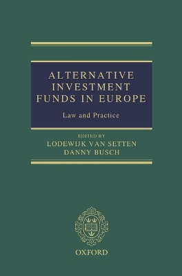 Alternative Investment Funds in Europe book