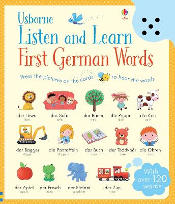 Listen and Learn First German Words book
