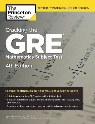 Cracking The Gre Mathematics Subject Test, 4Th Edition book