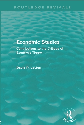 Economic Studies by David Levine