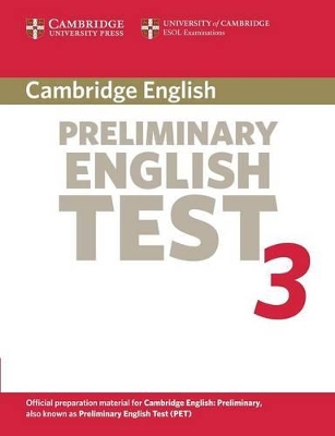 Cambridge Preliminary English Test 3 Student's Book book