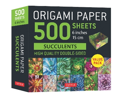Origami Paper 500 sheets Succulents 6
