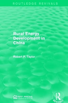 Rural Energy Development in China book