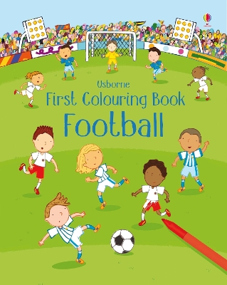 First Colouring Book Football book