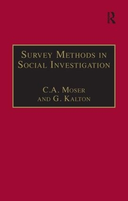 Survey Methods in Social Investigation book