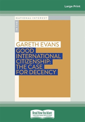 Good International Citizenship: The Case for Decency book