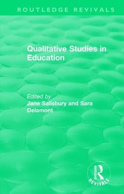 Qualitative Studies in Education (1995) book