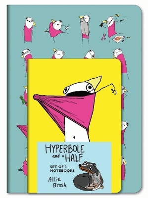 Hyperbole and a Half Notebooks (Set of 3) by Allie Brosh