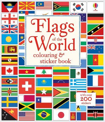 Flags of the World Colouring & Sticker Book book