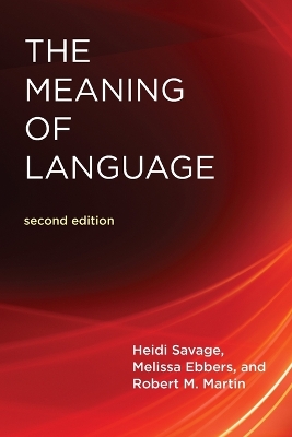 The Meaning Of Language book