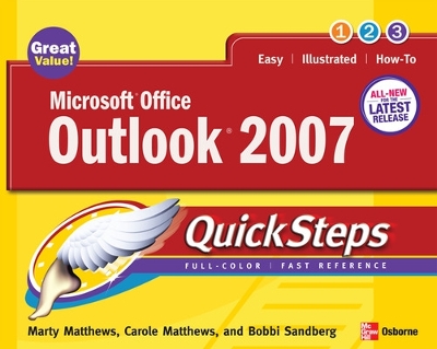 Microsoft Office Outlook 2007 QuickSteps book