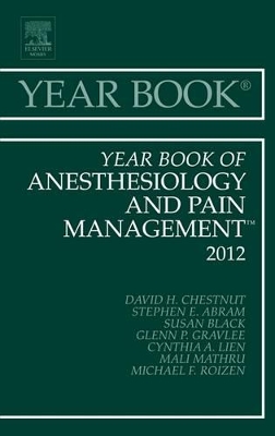 Year Book of Anesthesiology and Pain Management 2012 book