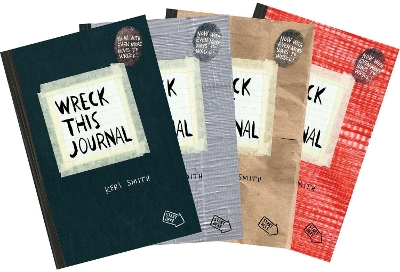 Wreck This Journal Bundle Set by Keri Smith