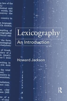 Lexicography by Howard Jackson