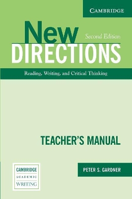 New Directions Teacher's Manual book