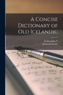 A Concise Dictionary of old Icelandic book