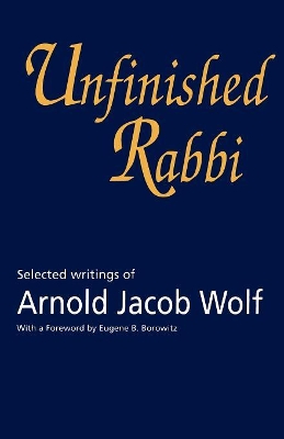 Unfinished Rabbi book