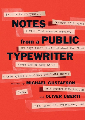 Notes from a Public Typewriter book