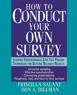 How to Conduct Your Own Survey book
