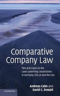 Comparative Company Law by Andreas Cahn