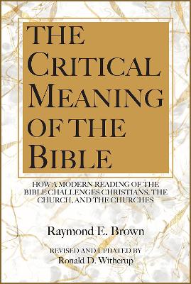 The Critical Meaning of the Bible: How a Modern Reading of the Bible Challenges Christians the Church by Raymond E. Brown