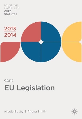 Core EU Legislation: 2013-14 book