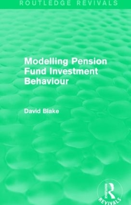 Modelling Pension Fund Investment Behaviour book