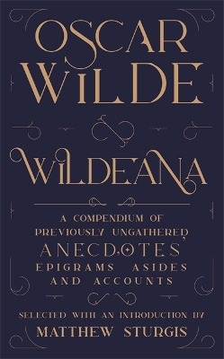Wildeana (riverrun editions) book