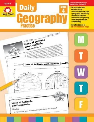 Daily Geography Practice Grade 4 by Evan-Moor Corporation