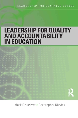 Leadership for Quality and Accountability in Education book