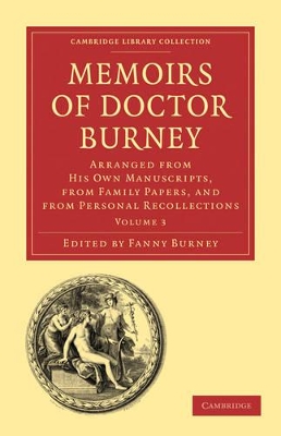 Memoirs of Doctor Burney by Fanny Burney