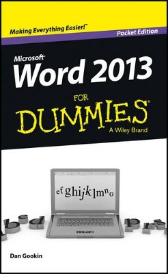 Word 2013 for Dummies by Dan Gookin
