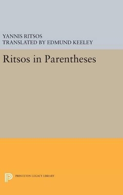 Ritsos in Parentheses book