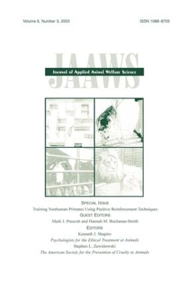 Training Nonhuman Primates Using Positive Reinforcement Techniques book