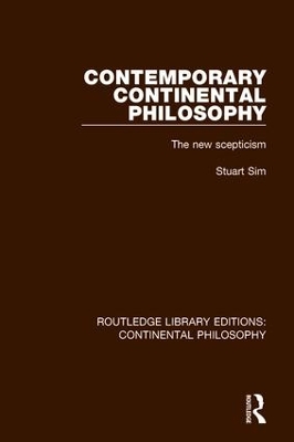 Contemporary Continental Philosophy book