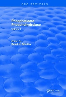 Phosphatidate Phosphohydrolase (1988) book
