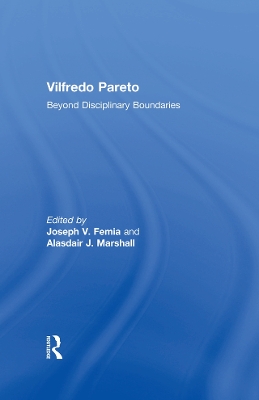 Vilfredo Pareto: Beyond Disciplinary Boundaries book